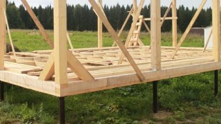 Сарай на винтовых сваях или хозблок на сваях Тулун цена от 2549 руб. / шт.